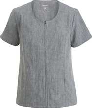 Load image into Gallery viewer, Melange Ladies Full Zip Tunic (Decorated)