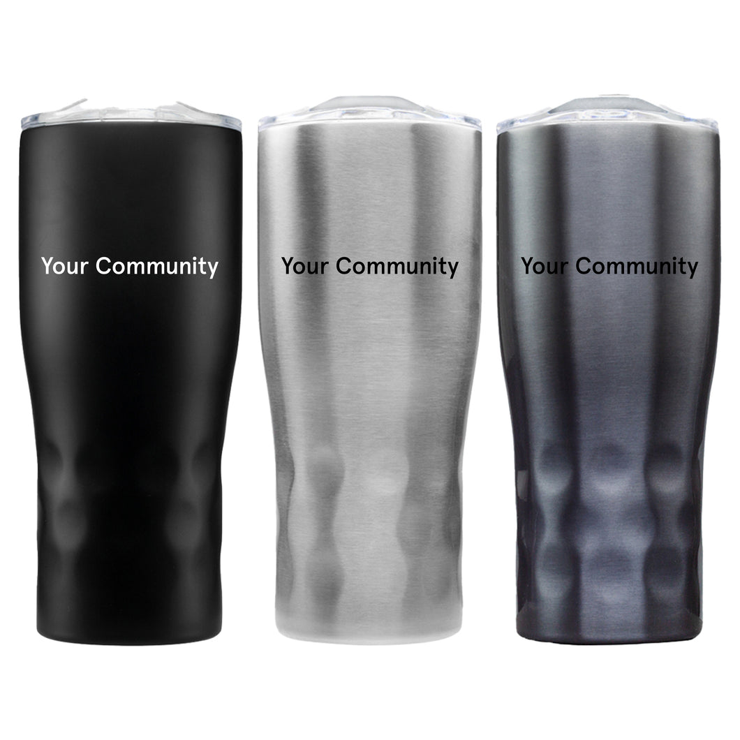 25 oz. Huckleberry Grip Stainless Steel Tumbler