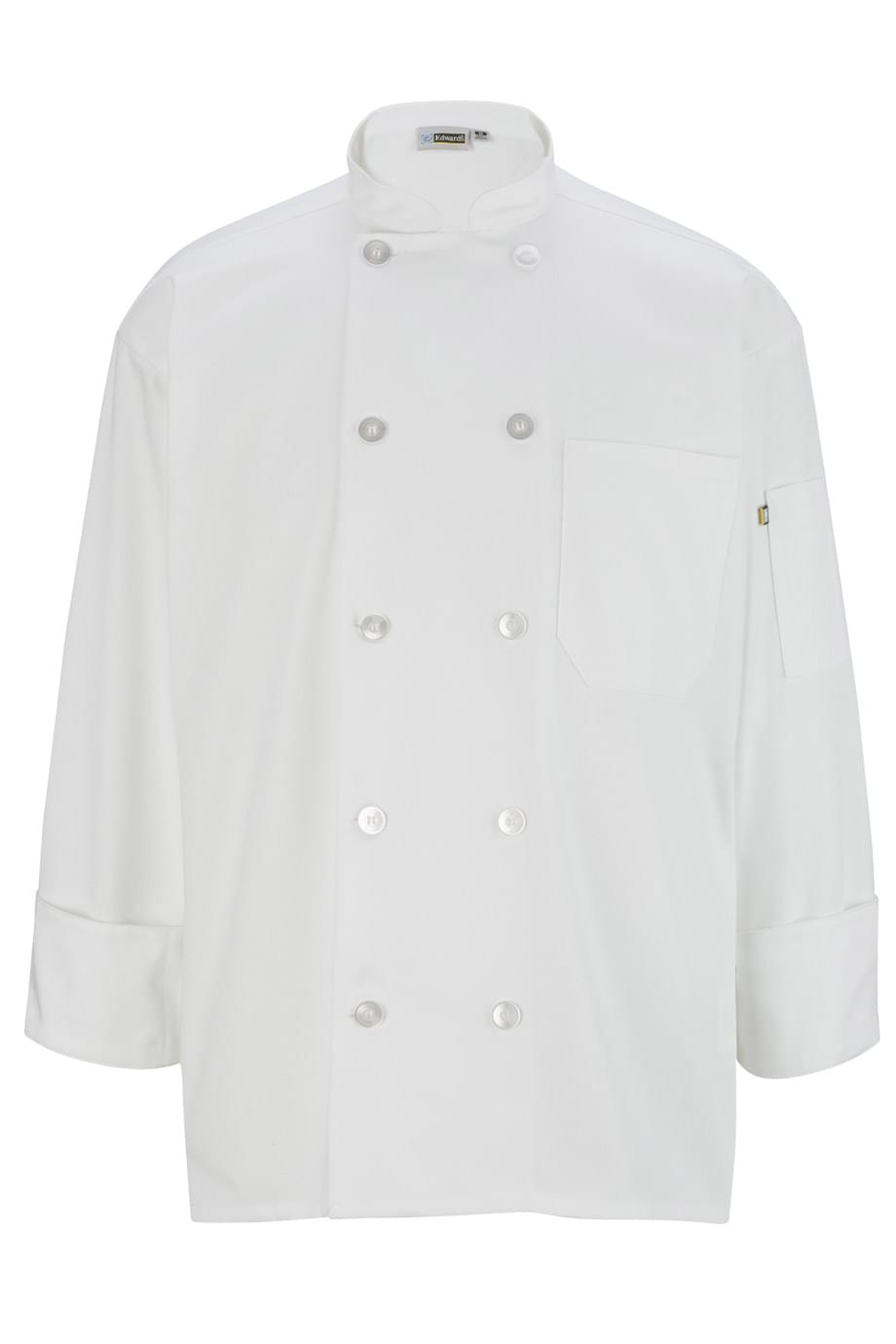 Classic Chef Coat - 10-Buttons (Blank)