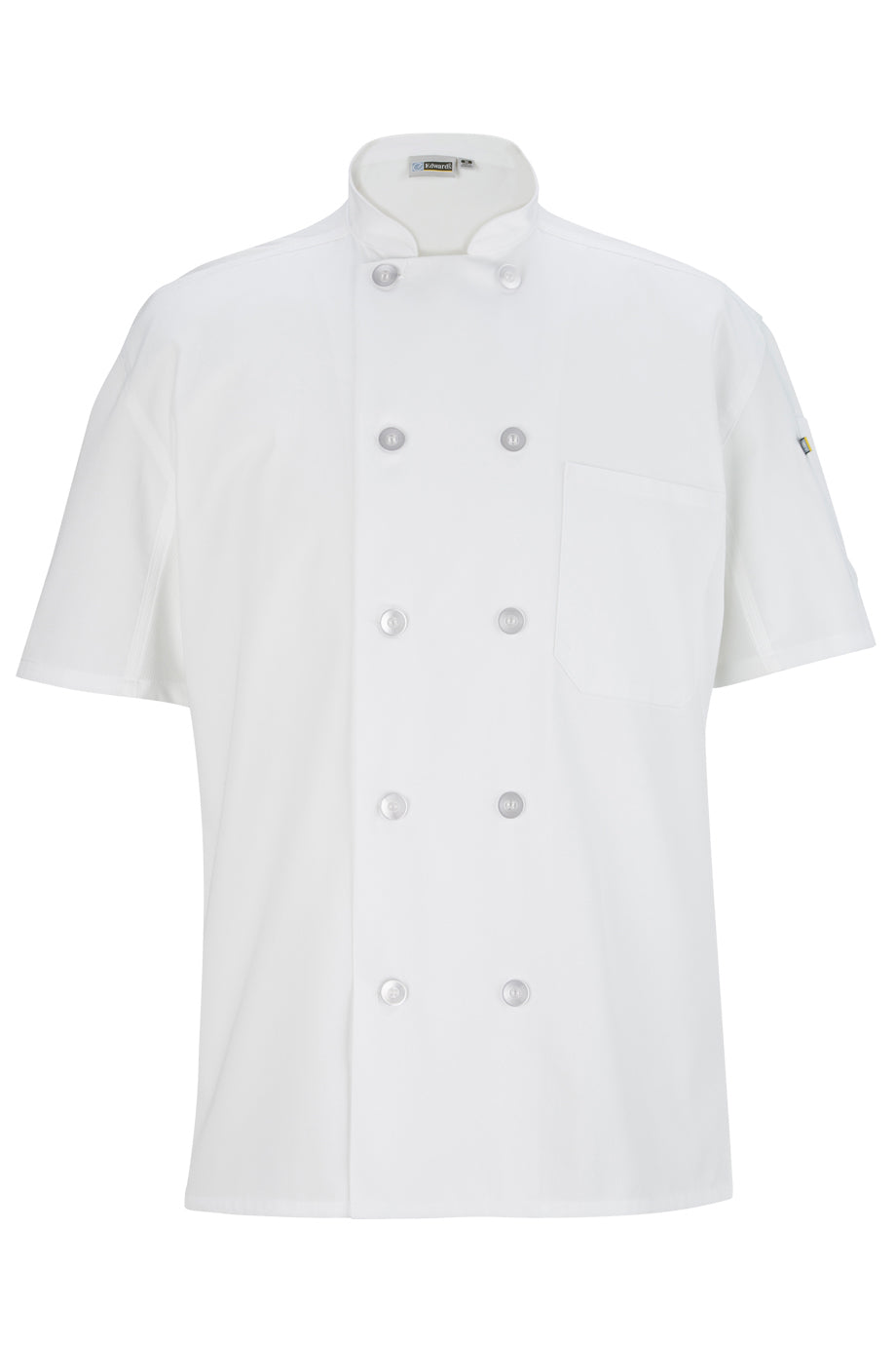 Mesh Back Chef Coat - 10-Buttons (Decorated)