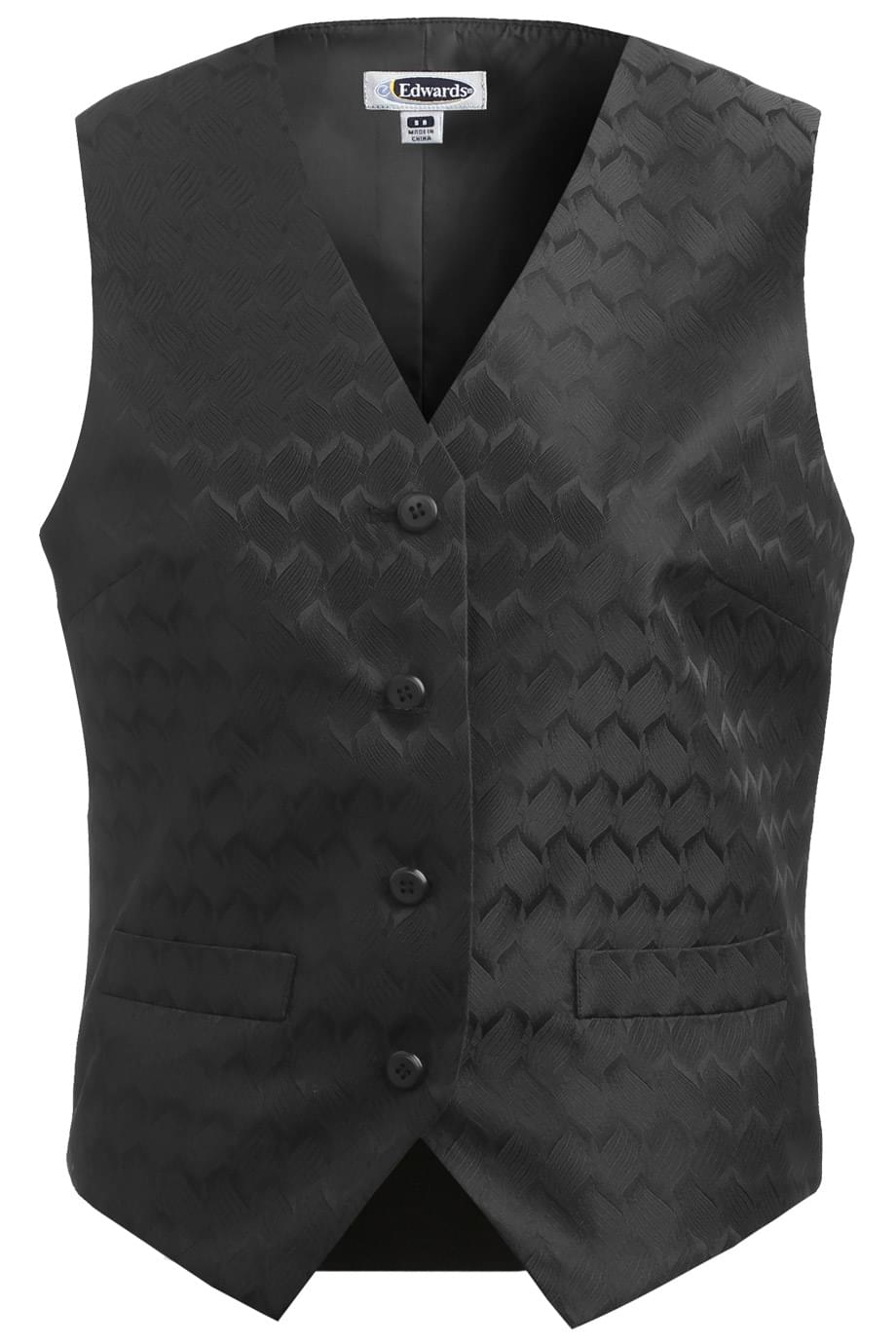 Ladies Swirl Brocade Vest (Blank)