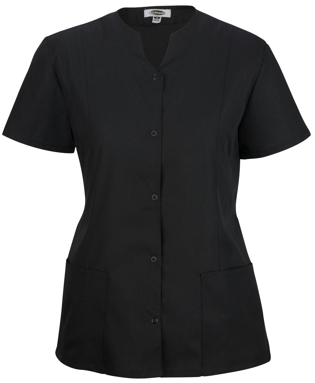 Essential Ladies Snap Front Housekeeping Smock (Decorated)