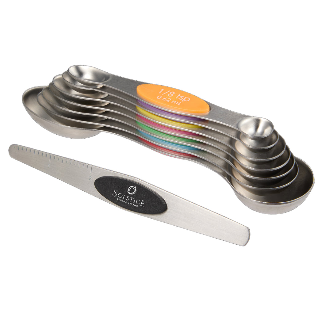Kitchi Magnetic Measuring 8-Piece Spoon Set
