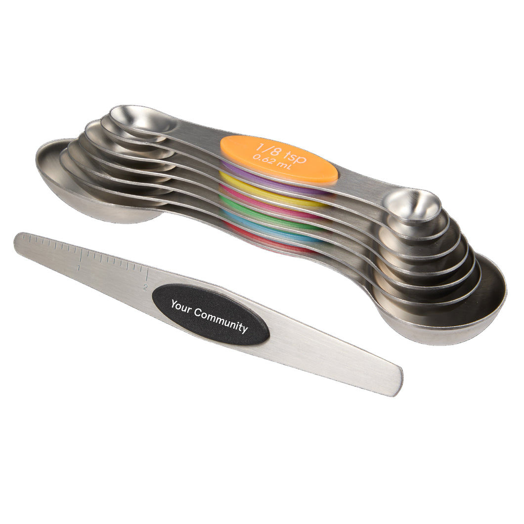 Kitchi Magnetic Measuring 8-Piece Spoon Set
