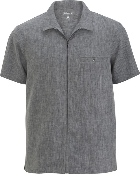 Melange Ultra-Light Chambray Service Shirt (Blank)