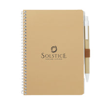 Load image into Gallery viewer, 5” x 7” FSC® Mix Spiral Notebook with Pen : MOQ 300- $2.55
