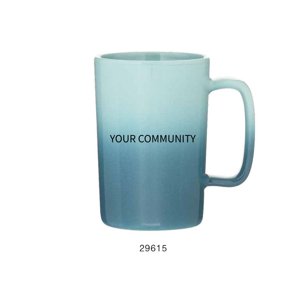 Rush 14 oz Ceramic Mug : MOQ 48 -$8.95