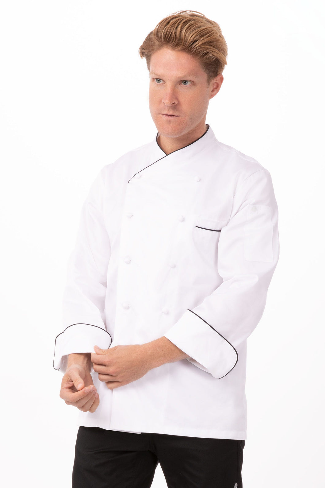 Monte Carlo Premium Cotton Chef Coat (Blank)