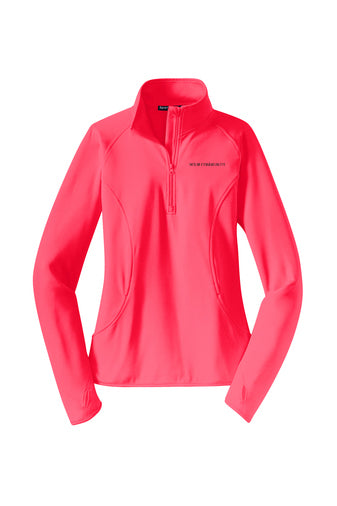 Sport-Tek® Ladies Sport-Wick® Stretch 1/2-Zip Pullover