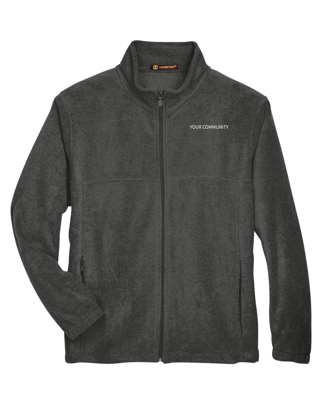 Harriton Men's 8 oz. Full-Zip Fleece