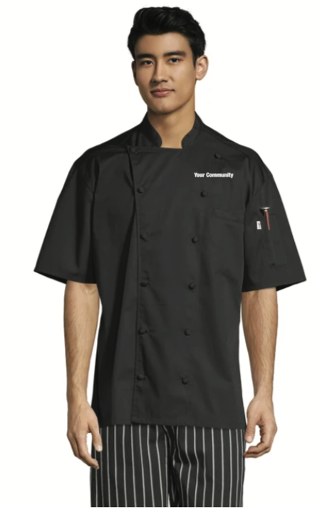 Mesh Back Chef Coat