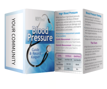 Key Points Blood Pressure Guide & Record Keeper $0.36 - MOQ : 300